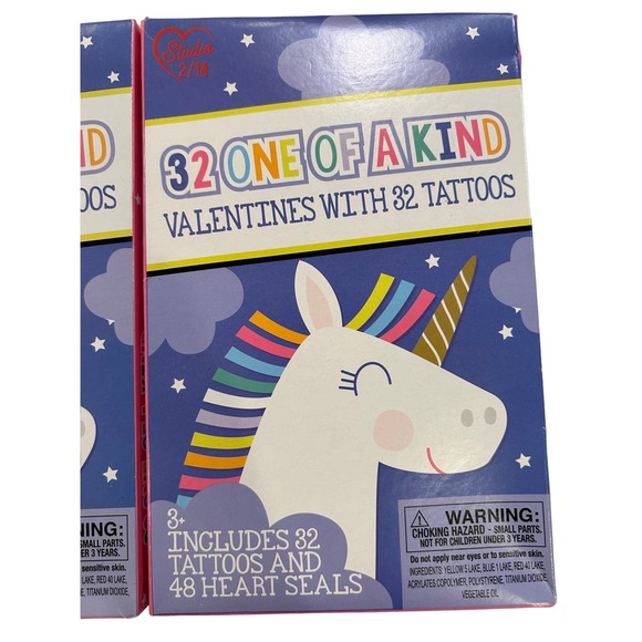 Studio 2/14 Valentines Cards Kids 2 packs 32 each New - Picture 5 of 5